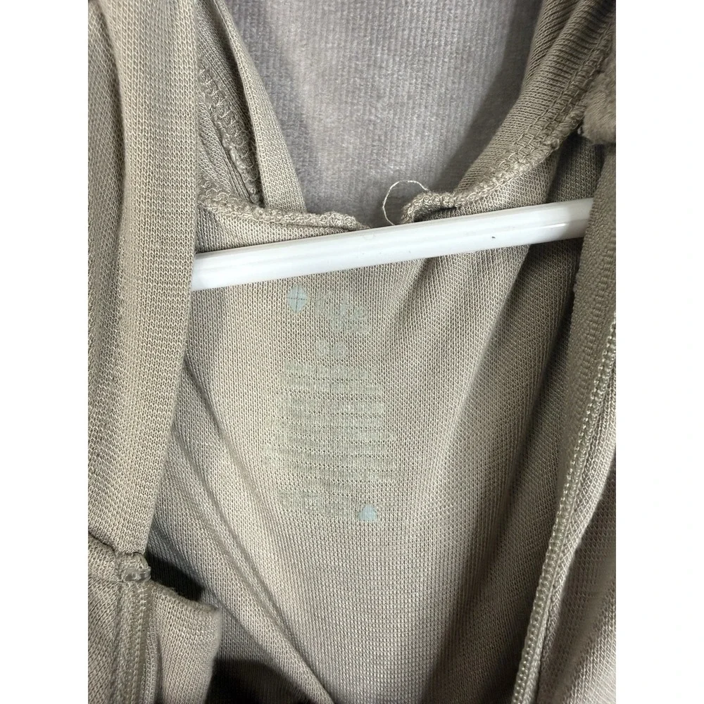 Kyte Baby Zip Jersey Hooded Romper Bamboo In Khaki Tan Baby Size 3-6 Months